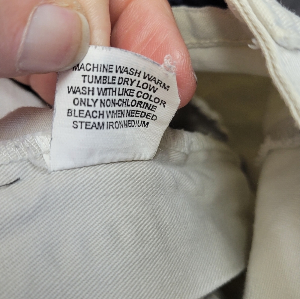 Polo Ralph Lauren 34 Khaki Shorts Vintsge 1990s Preowned 9" Inseam 26" Short Leg - Picture 11 of 11